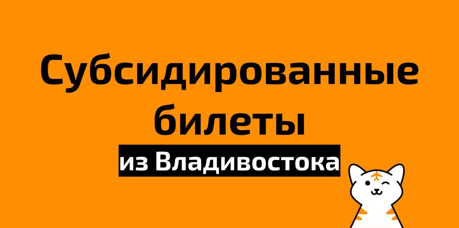 Субсидированные билеты владивосток. Субсидировать это.